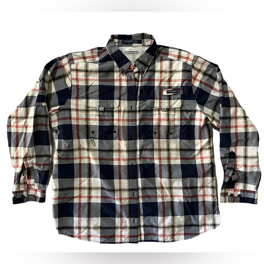 Columbia PFG Button Down Shirt, Women’s XL Fishing
